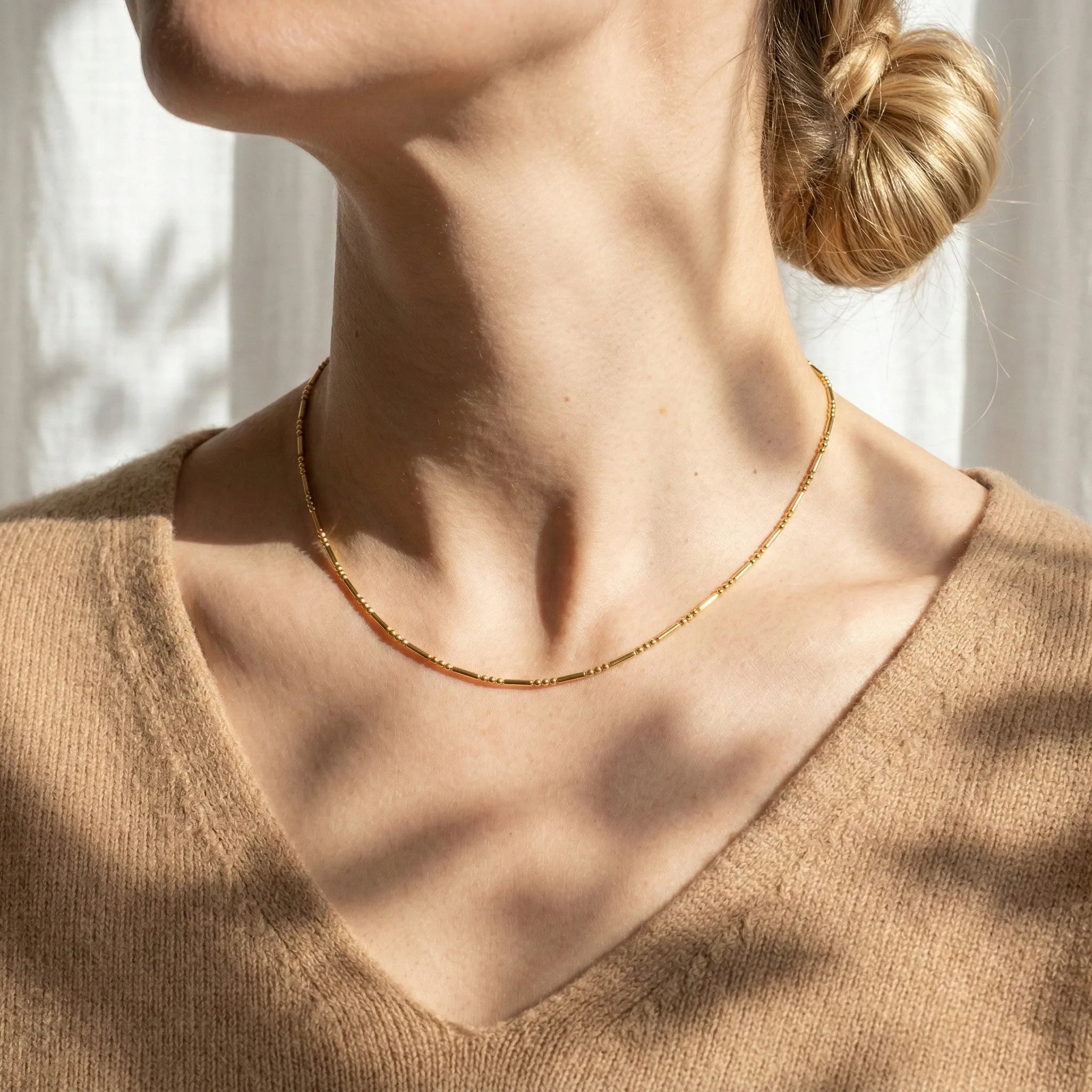 The BINARY Bar-Link Necklace